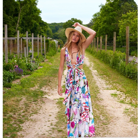 New with tags Patbo Zamia sleeveless cut out beach dress - Picture 2 of 14